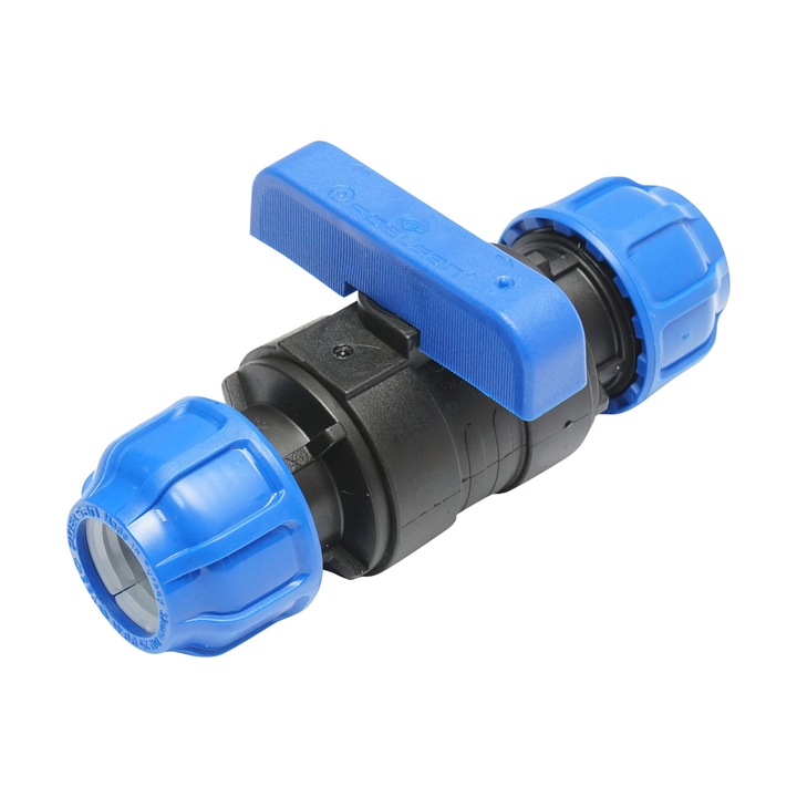 Robinet mufa cu bila D32x32mm, PN10, pentru sisteme de irigatii
