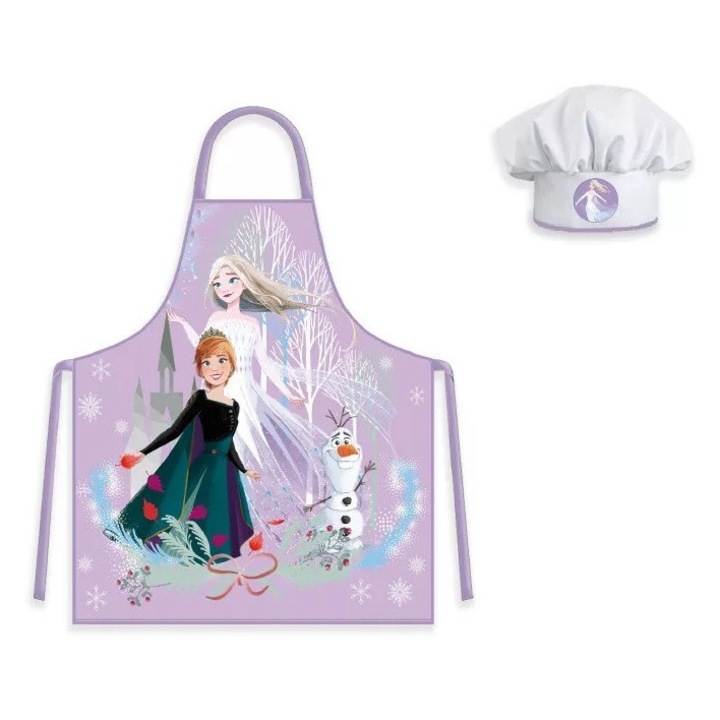 Set sort bucatarie cu boneta Disney Frozen Purple Autumn Mov