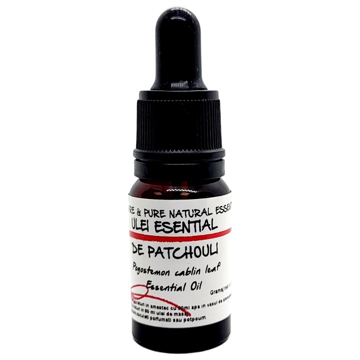 Ulei Esential 100% Natural, Pur - Patchouli, Pogostemon Cablin x10ml