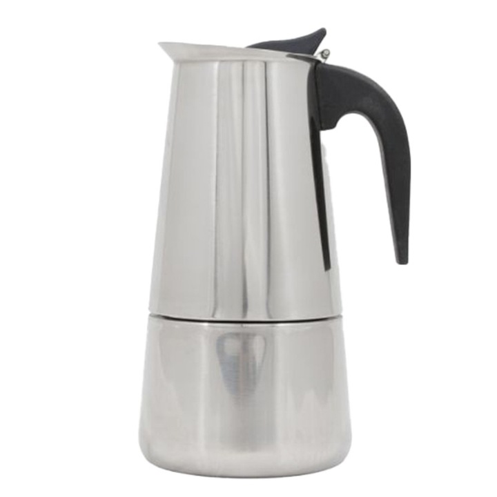 Set 2 x Espressor pentru Aragaz, din Inox, Capacitate 6 Cesti, Grunberg Gr600