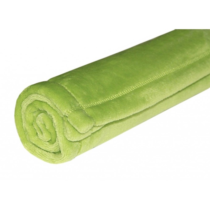 Velvet plüss takaró, 70 x 100 cm, lime színben