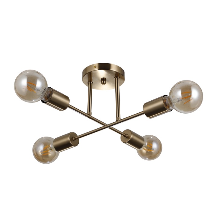 Lustra Italux Formio, alama antica, 4XE27, D.40 cm