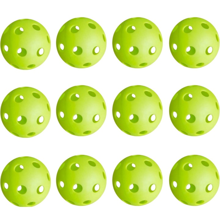 12 db-os baseball készlet, Jormftte, műanyag, zöld