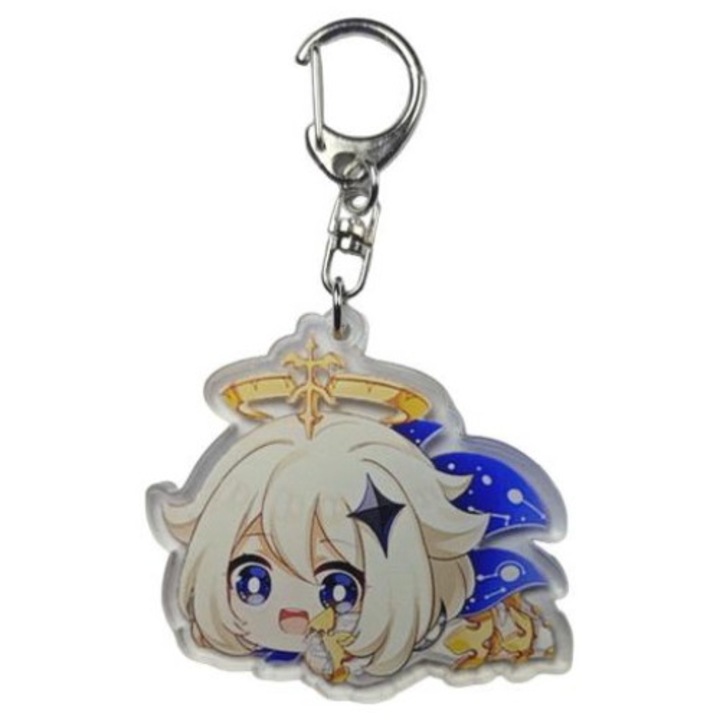 Breloc Paimon, Acril/Metal, Multicolor