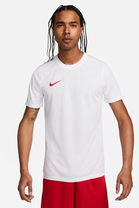 Nike, Tricou cu Dri-Fit pentru fotbal, Alb