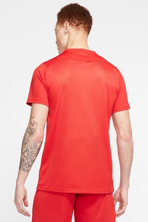 Nike, Tricou cu tehnologie Dri-Fit pentru fotbal, Rosu
