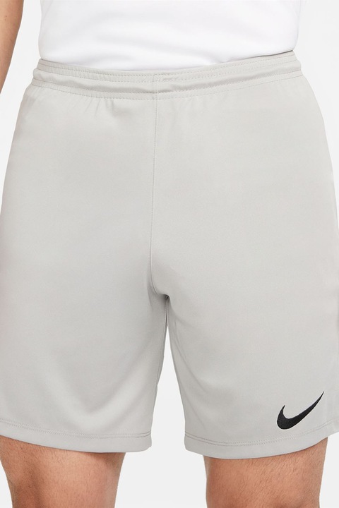 Nike, Pantaloni scurti cu talie elastica pentru fotbal Park, Gri deschis