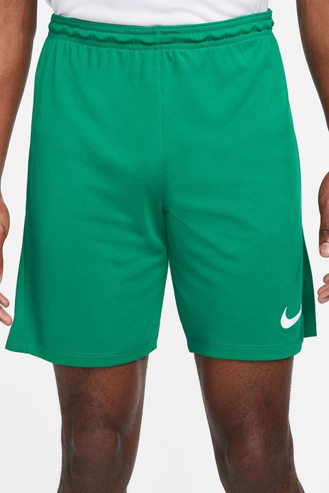 Nike, Pantaloni scurti cu talie elastica pentru fotbal Park, Verde