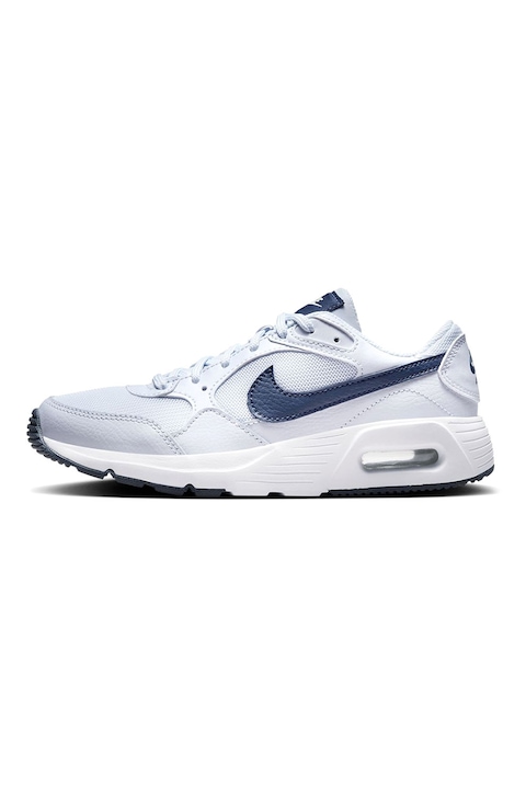 Nike, Спортни обувки Air Max SC с кожа, Ултрамарин синьо/Ледено синьо