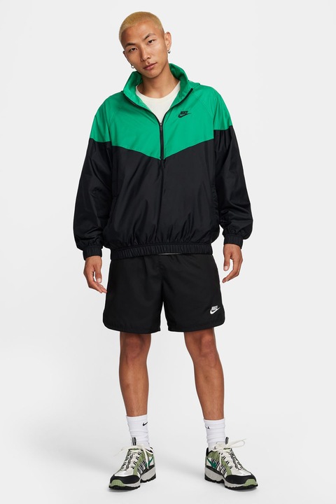 Nike, Jacheta Sportswear Windrunner, Verde/Negru