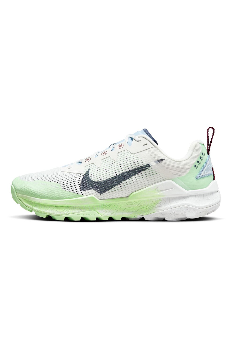 Nike, Pantofi pentru alergare React Wildhorse 8, Alb, Verde menta, 10 -  eMAG.ro