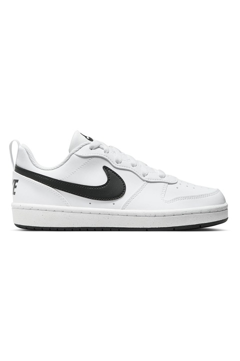 Nike, Court Borough műbőr sneaker, Fehér/Fekete