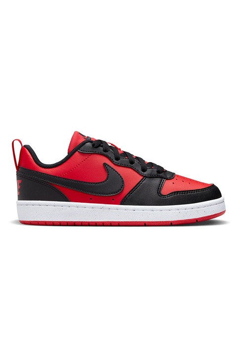 Nike, Court Borough bőrsneaker, Piros/Fekete