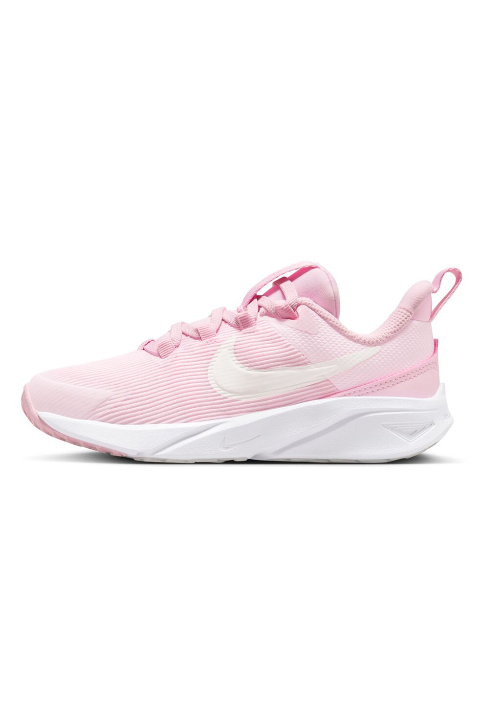 Nike, Pantofi pentru alergare Star Runner 4, Alb, Roz, 29.5 EU