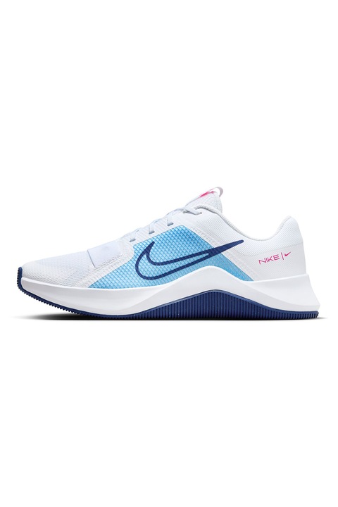 Nike, Pantofi low-top pentru antrenament MC Trainer 2, Alb, Albastru, 8