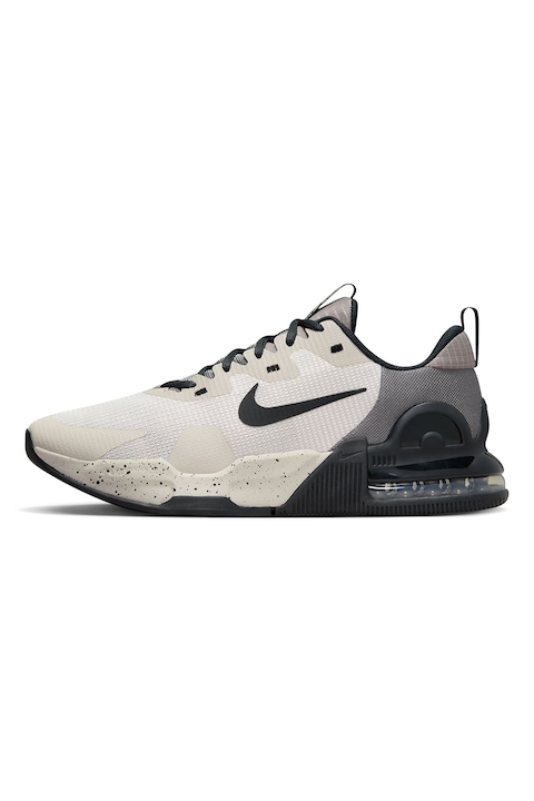 Nike, Фитнес обувки Air Max Alpha 5, Бежов/Антрацитно сиво