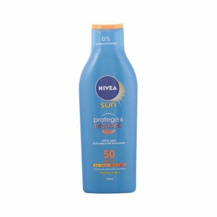 Lotiune cu protectie solara, Nivea, SPF 50, Albastru, 200ml