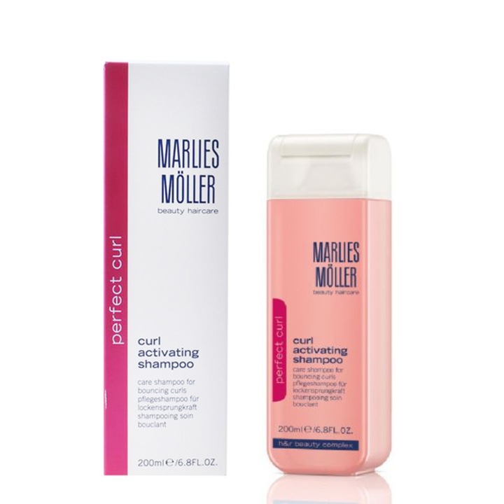 Шампоан за къдрава коса, Marlies Moller, Pink, 200 мл