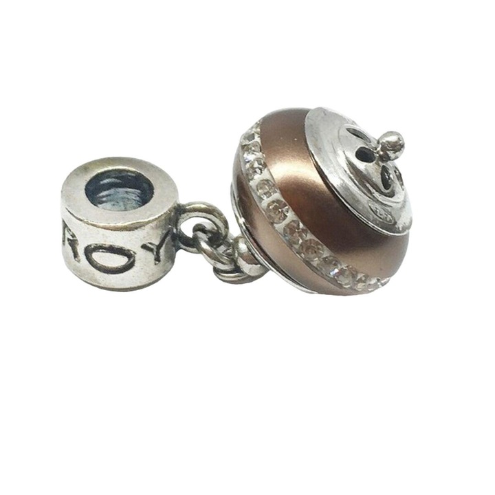 Talisman pentru dama, Viceroy, Argint, 1 cm, Maro