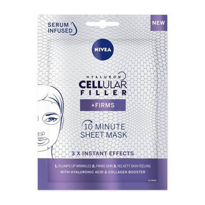 Masca de fata, Nivea, Hyaluron Cellular Filler
