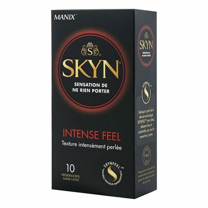 Prezervative, Manix, SKYN Intense Feel, 18 cm, 10 buc