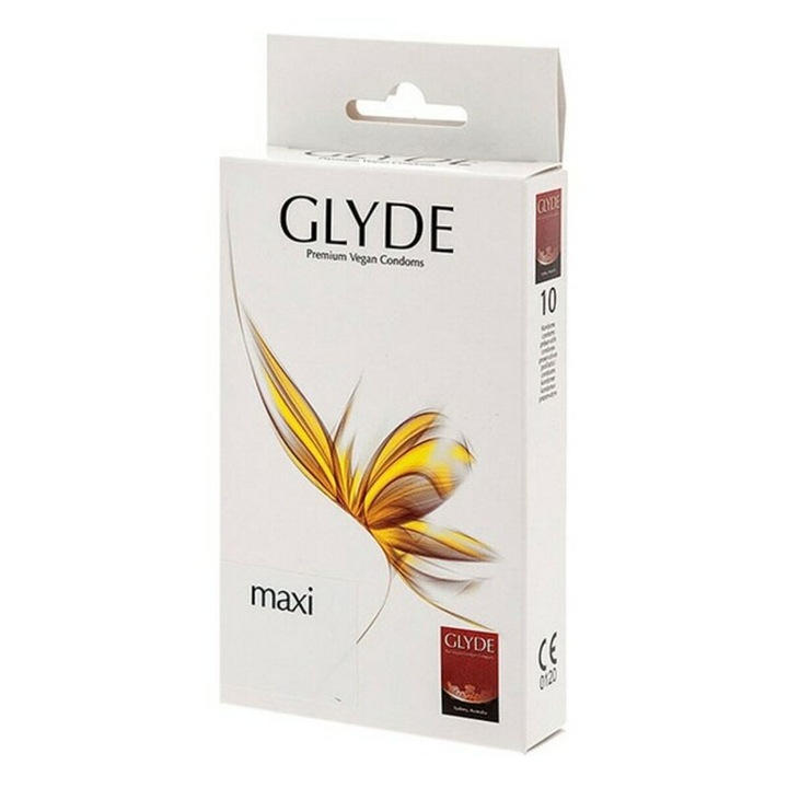 Prezervative, Glyde, Maxi, 19 cm, 10 buc