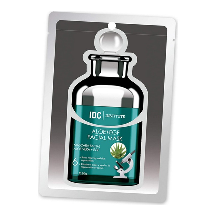 Masca faciala One Week Treatment cu Aloe Vera+ Peptide, IDC Institute, 30905, 22g