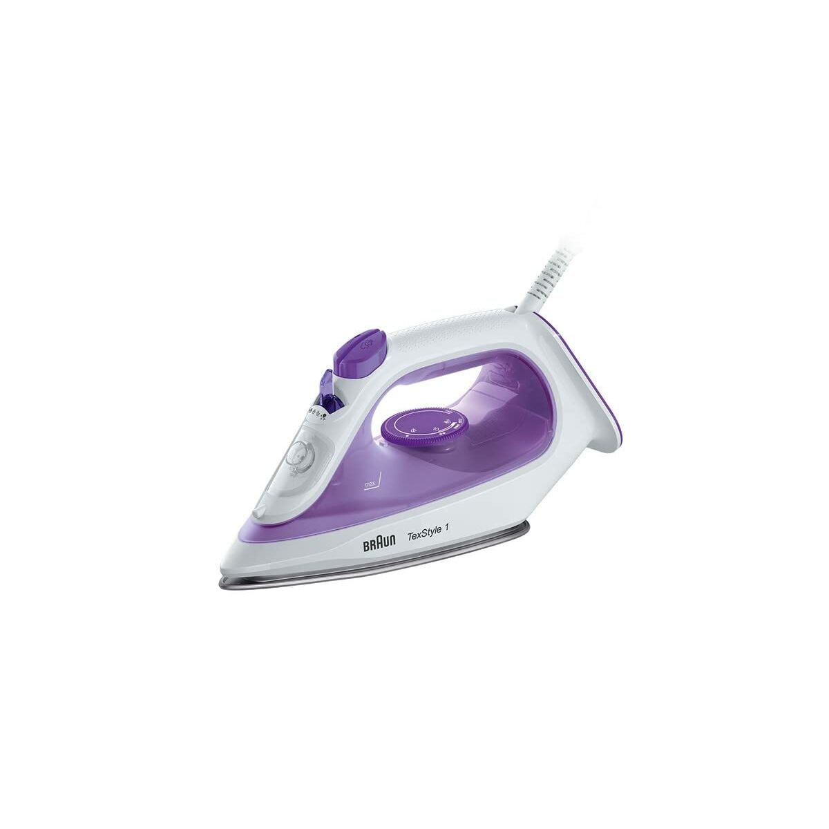 Fier de calcat cu abur, Braun, 2000 W, Violet