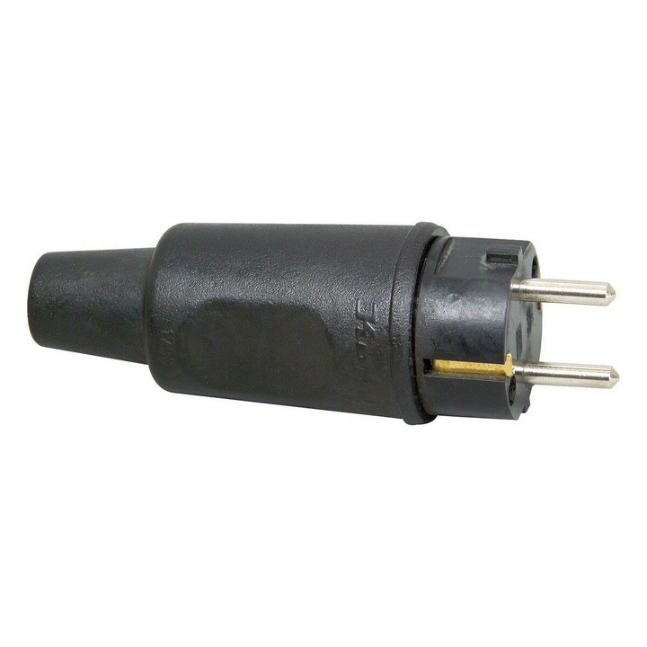Adaptor priza, Kopp, IP44, 16 A, negru