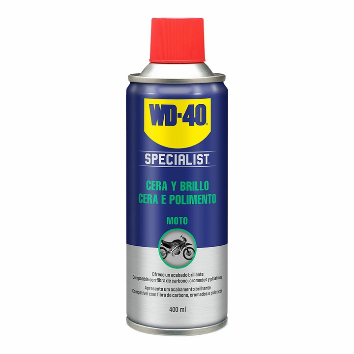 Ceara pentru motociclete, WD-40, 400 ml