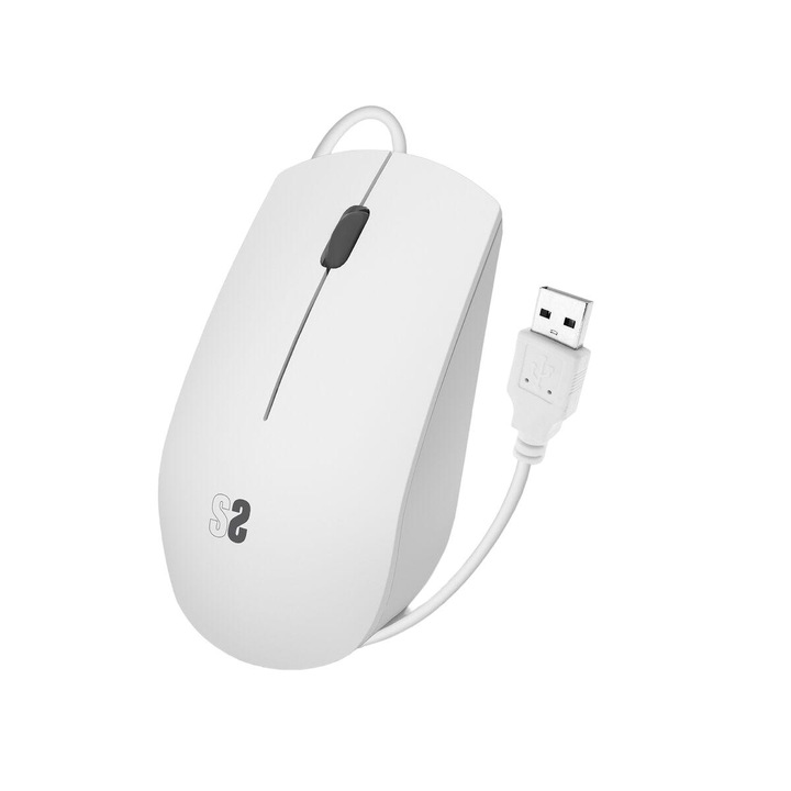 Mouse, Subblim, 1200DPI, Alb