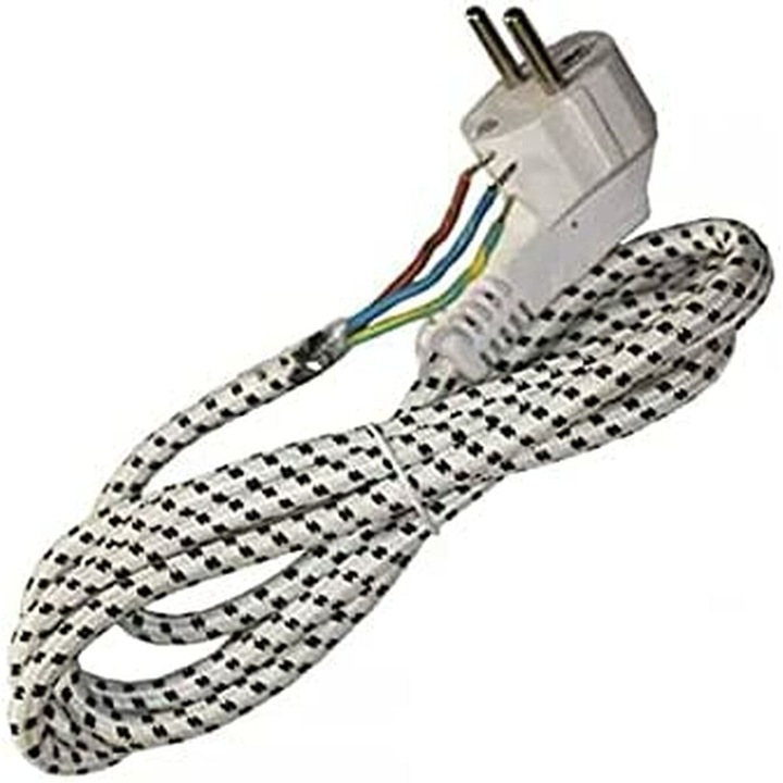 Cablu de alimentare fier de calcat, EDM, 3 x 0.75 mm, 1.8 m, Gri