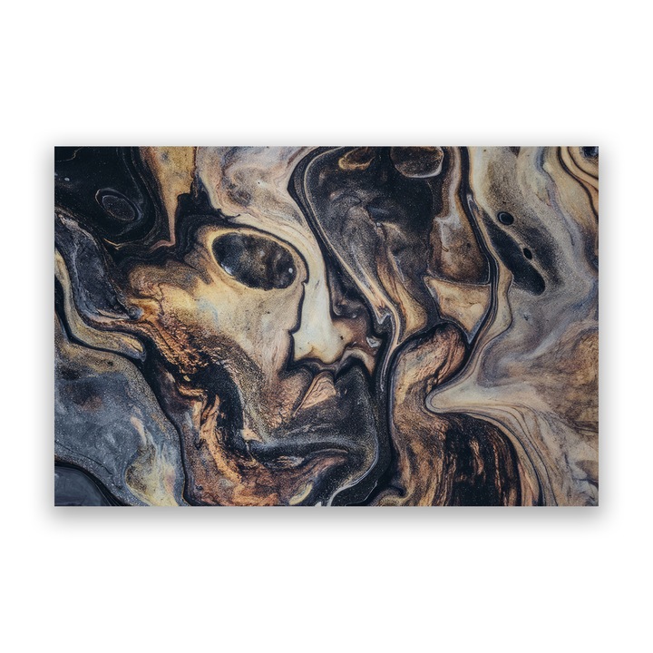 Първокласна картина на платно, LuxCanva, C1042, абстрактна, 50 X 80 CM, 100% памучно платно 400g/m2, дървена рамка, цветове, абстрактна, офис, всекидневна, релаксация, живи цветове