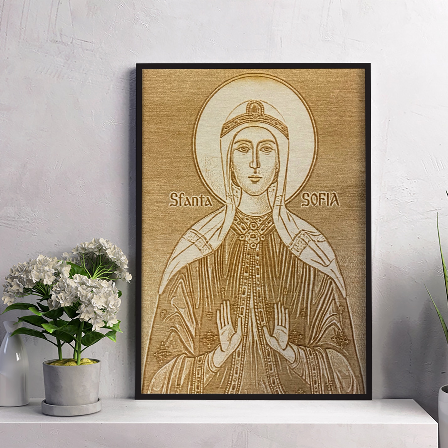 Икона Света София 30 см - eMAG.bg