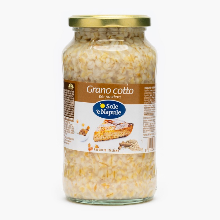 Предварително сварено жито буркан 500гр