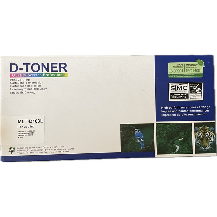 Cartus toner compatibil Samsung MLT-D103L, 2500 pagini, negru, Samsung: ML 2950ND, ML 2951D, ML 2955DW, ML2955FW; SCX 4728FD, SCX 4728FW, SCX 4729FD, SCX 4729FW