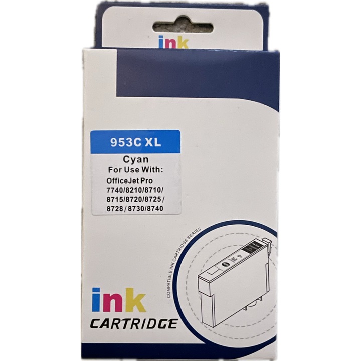 Cartus compatibil HP 953XL Cyan, 1.600 pagini