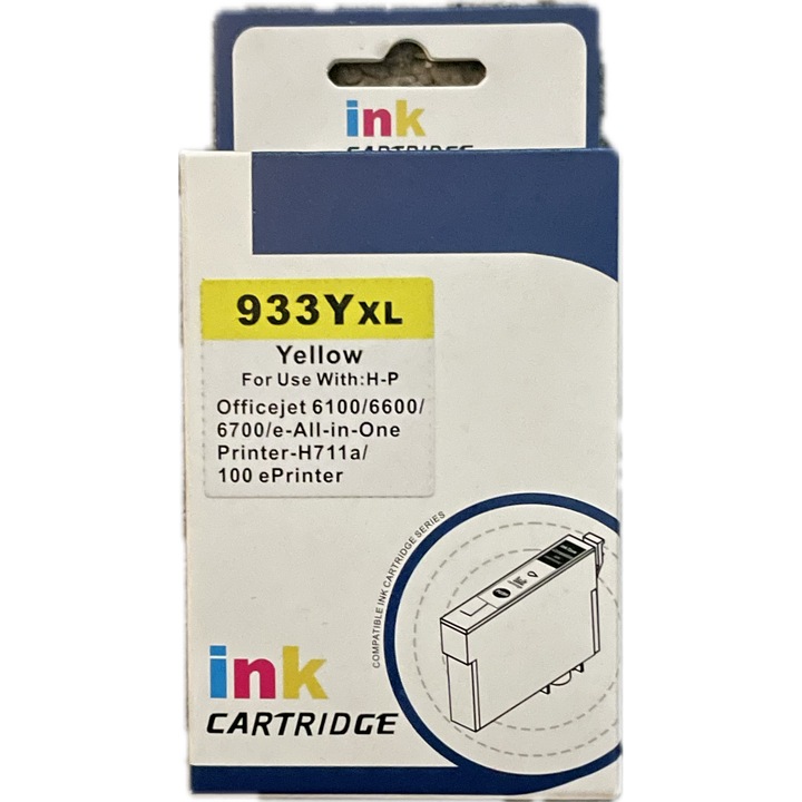 Uprint H-934/935XL PACK, Pack de 4 cartouches d'encre Uprint compatible HP  934XL/935XL (C2P23/24/25/26AE) Noir et Couleur.