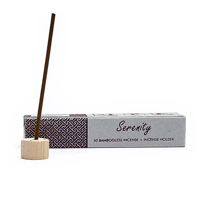 Set 50 betisoare parfumate naturale Ayurveda 7, fara miez de bambus | Seninatate