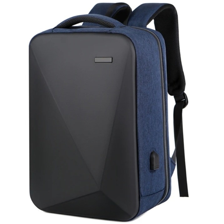Rucsac TAIKESEN TK-L1, smart casual, rezistent la apa, buzunar anti furt, cu port USB, albastru