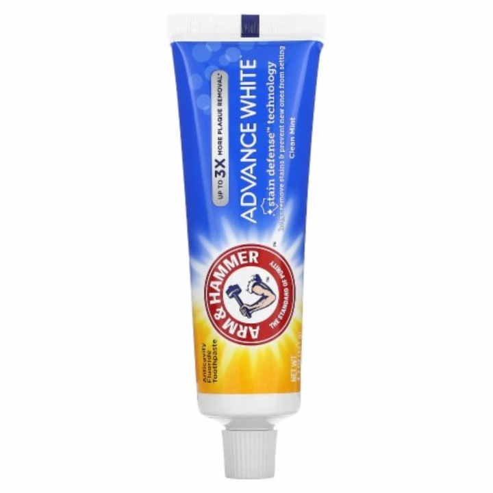 Паста за зъби, Arm & Hammer, Advance White, Extreme, за избелване на зъби, с бикарбонат и пероксид, 121гр