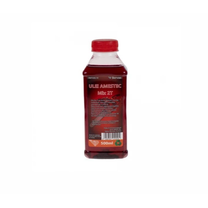 Ulei de Amestec 500ml, Pentru Motoare in 2 timpi, Rosu