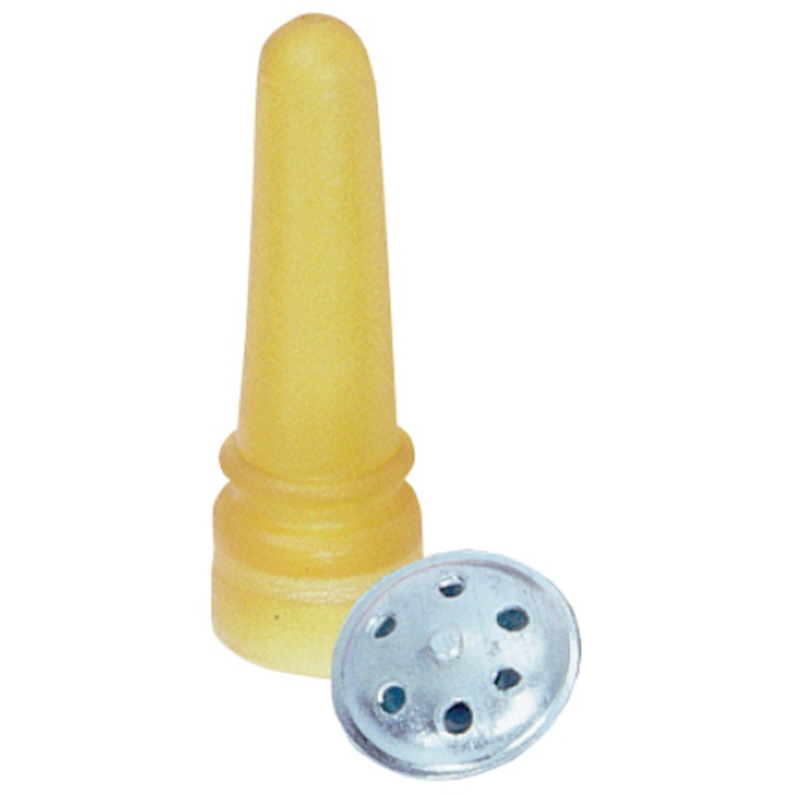 Tetina, Lambar, Plastic, Galben/Argintiu