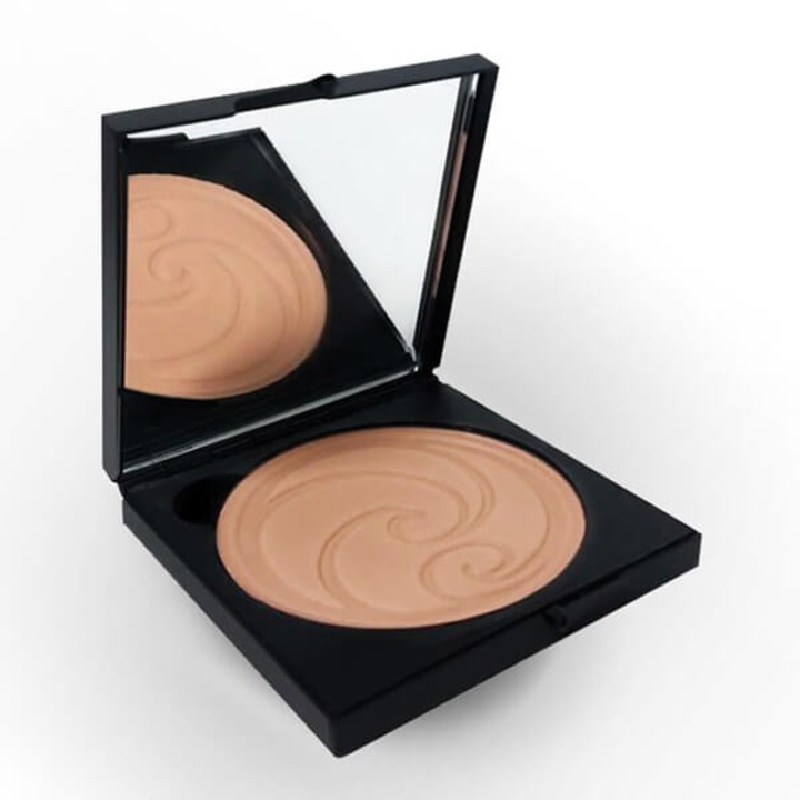 Préselt világító púder Medium, Living Nature, 100% természetes, 13g, minden bőrtípusra