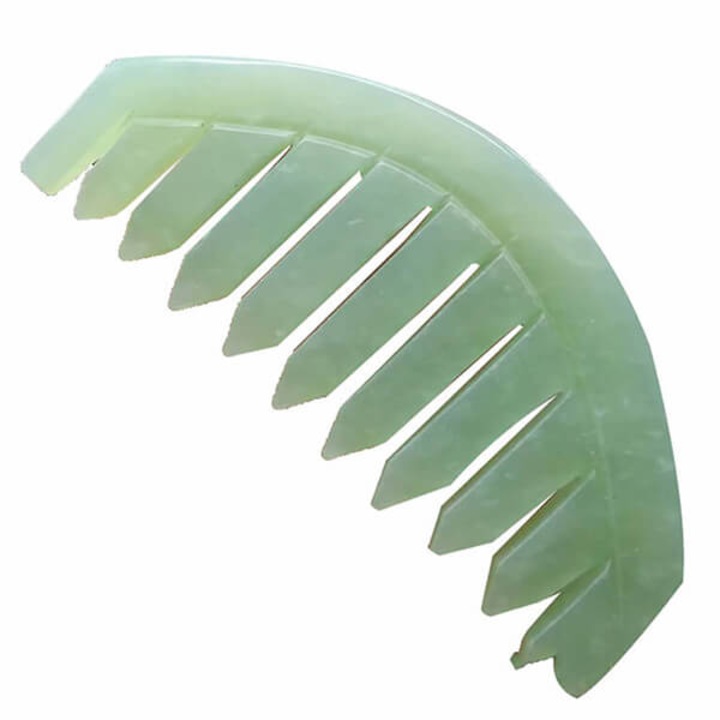 Pieptene masaj pentru scalp, Yeye, Piatra, Jad Verde