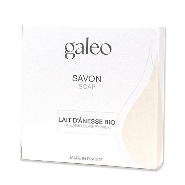 Sapun natural BIO cu lapte de magarita Galeo 100g, cu unt de shea, pentru toate tipurile de piele