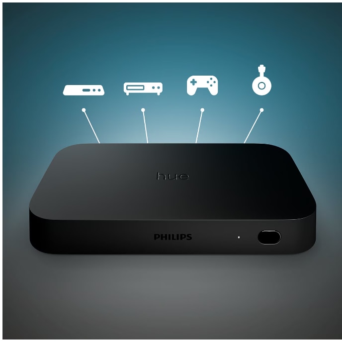 Sync Box pentru sincronizarea luminilor, HUE HDMI, Wi-Fi, 4 x