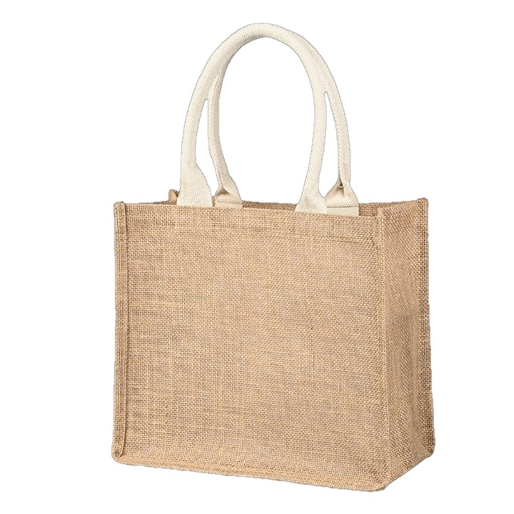 Női táska, Vászon, 27x31x15cm, Barna