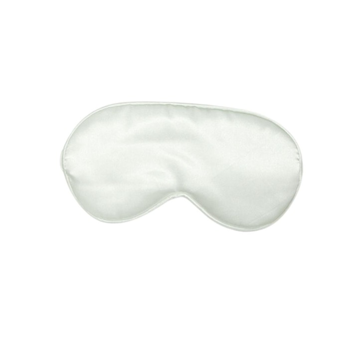 Masca de dormit, Yeye, Satin, Alb