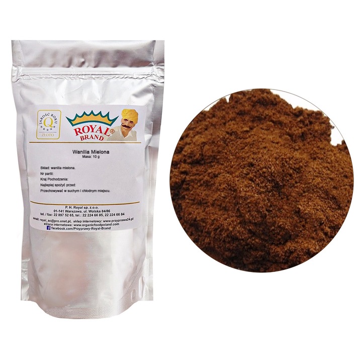 Pudra vanilie, Royal Brand, 10 g